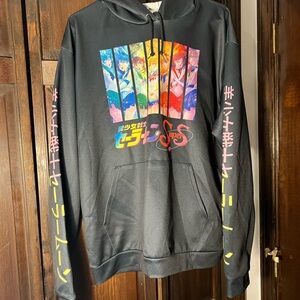 Black Graphic Hoodie